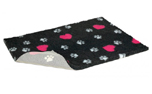 Original Vetbed Premium Hundedecke, dunkelgrau mit Applikationen