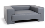 mypado Boston Kunstleder-Premium Hundesofa, grau