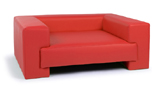 mypado Boston Kunstleder-Premium Hundesofa, rot