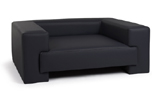 mypado Boston Kunstleder-Premium Hundesofa, schwarz