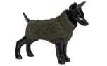 Paikka Strickpullover Handmade Knit Sweater grün