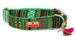 Pellina Hundehalsband Boho Green