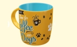 PfotenSchild Tasse Coffee and Dogs