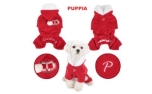 Puppia Santa´s Jumpsuit rot