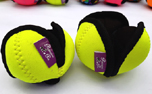 Puppingtons Pods mit Schlaufe interaktives Hundespielzeug, gelb