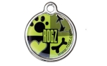 Rogz Instant ID Tagz Hundemarke, Lime Juice