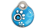 Rogz Instant ID Tagz Hundemarke Turquoise Paw