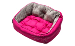 Rogz Luna Podz Hundebett, Pink Heart