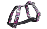 rukka Ripple Harness Hundegeschirr, fuchsia/pink print