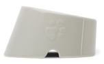 Scruffs Icon Flat Faced Pet Bowl Light Grey