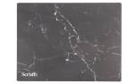 Scruffs Pet Placemat Black Marble Print