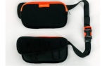 Snacc Pacc Tasche, schwarz/orange