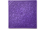 SodaPup Bones Design Lick Mat Hundespielzeug Purple