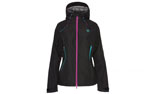 Ternua Shatior Damen Outdoorjacke mit Primaloft®, schwarz/türkis/pink
