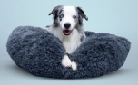 Tierliebhaber Kuschelbett dunkelgrau