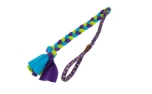 Tug-E-Nuff Bungee Fleece Tug Toy purple