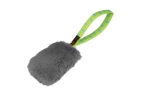 Tug-E-Nuff Faux Fur Pocket Squeaker Tug green