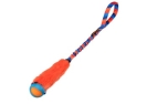 Tug-E-Nuff Fauxtastic Powerball Bungee Tug orange