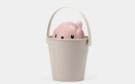 United Pets Futtereimer Crock, Pink/Grau