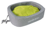 United Pets Hundebett SNOREFIE, oval grün/grau