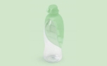 United Pets Leaf Silikonaufsatz für Trinkflaschen, grün