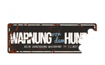 Warnschild, Warnung vor dem Hund, No.2