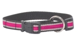 Weltmeisters Dogfood Dogsport Halsband Fox mit Schnellverschluss, pink