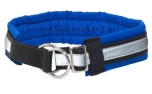 Weltmeisters Dogfood Dogsport gepolstertes Zugstopp-Halsband Soft, blau