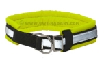 Weltmeisters Dogfood Dogsport gepolstertes Zugstopp-Halsband Soft, neongelb