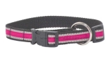 Weltmeisters Dogfood Dogsport Halsband Sport mit Schnellverschluss, pink
