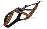 Weltmeisters Dogfood Dogsport X-Back CROSS Zuggeschirr, orange