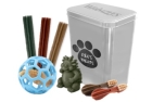 Whimzees Dog Snack Leckerli-Box M (7 Treats+Gitterball)