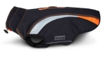 Wolters Regenjacke Xtra Strong für Dackel schwarz/neon orange