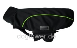 Wolters Softshell- Hundejacke Basic, schwarz/limone