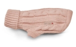 Wolters Strickpullover Zopf für Mops & Co. rosa