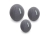 Doctor Bark Toy Ball Hundespielzeug für Allergiker, grau