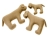 Doctor Bark Toy Dog Hundespielzeug für Allergiker, khaki