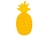 duvoplus Leckmatte Ananas gelb