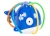 duvoplus Splash Wal blau