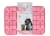 Eat Slow Live Longer Lick Mat Dimensions Flower Pink