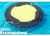 Hundefrisbee schwimmfähig, neon