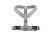 Hurtta Casual Y-Hundegeschirr, asche