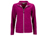 James & Nicholson Damen Melange Fleecejacke, berry-melange/silver