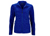 James & Nicholson Damen Melange Fleecejacke, royal-melange/blue