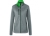 James & Nicholson Damen Melange Softshelljacke, dark-melange/green