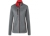 James & Nicholson Damen Melange Softshelljacke, dark-melange/red