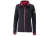 James & Nicholson Damen Softshell Sportjacke, black/light-red