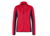 James & Nicholson Damen Strukturfleece Jacke, red/carbon