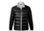 James & Nicholson Herren Leicht-Daunenjacke, black/silver