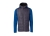 James & Nicholson Herren Strickfleece Hybridjacke, royal-melange/anthracite-melange